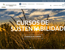 Tablet Screenshot of cenedcursos.com.br